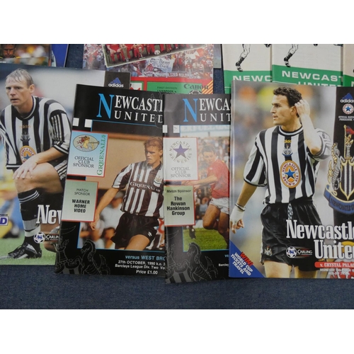 166 - Miscellaneous football programmes including Liverpool, Tottenham, and Newcastle. 