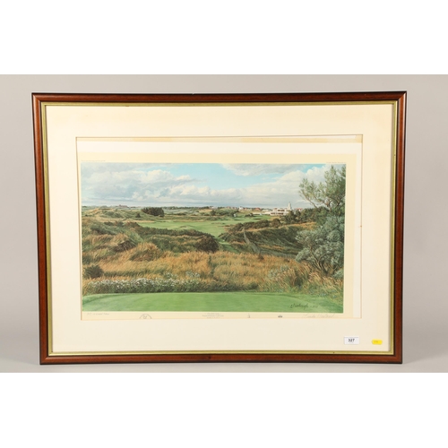 327 - Linda Harlough '18th Hole Royal Birkdale Golf Club' pencil signed limited edition print 307/850 (Bri... 