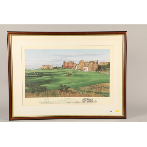 328 - Linda Harlough ' 17th Hole of the old course' artist proof edition