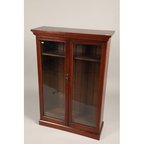 399 - Pitch pine glazed book case