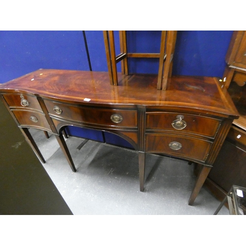 328 - Large Sheraton style sideboard.