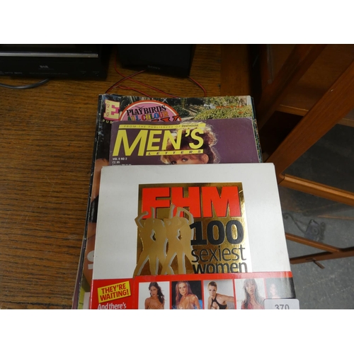 370 - Vintage adult men's magazines FHM, Playbird, Exclusive, etc.