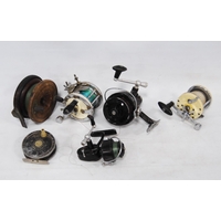 Group of Garcia Mitchell fishing reels comprising a MD 60 reel