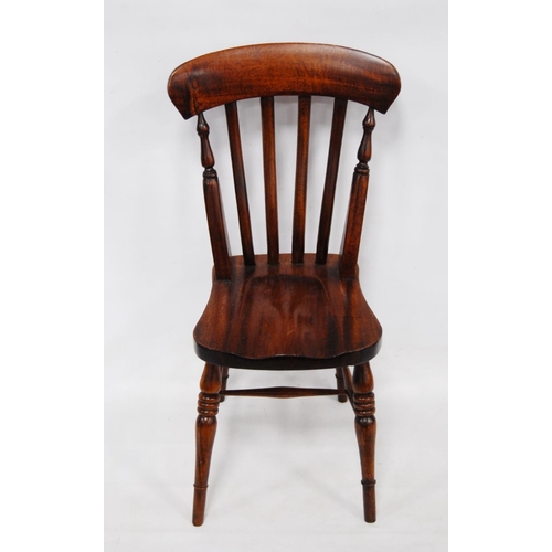 196 - Apprentice chair modelled as a Victorian bar-back kitchen chair, 48.5cm high.