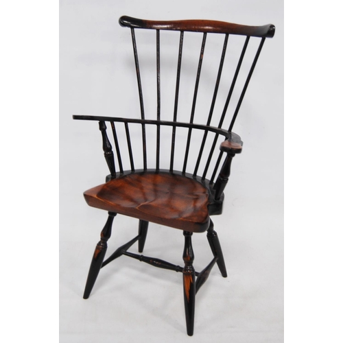 198 - Apprentice chair modelled as a 19th century Darvel chair, 38cm high.