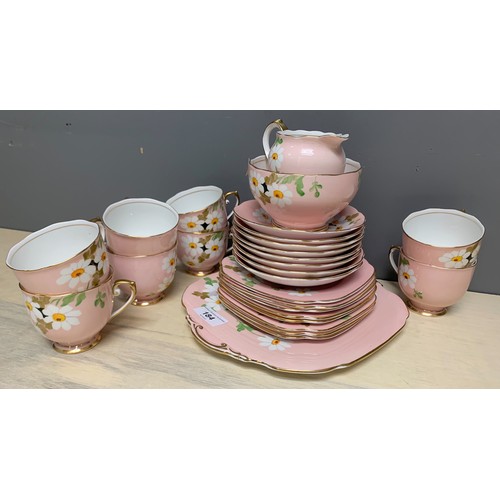 184 - Roslyn eight person part tea set pattern 6198