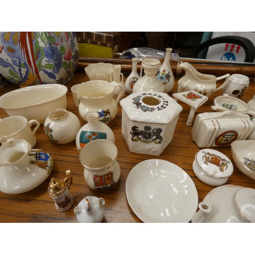 14 - Large collection of crested ware.