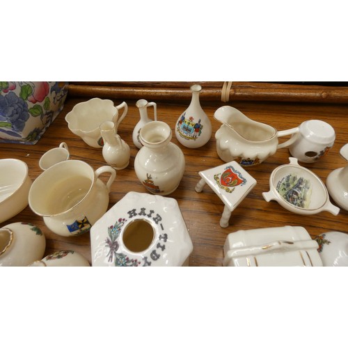 14 - Large collection of crested ware.