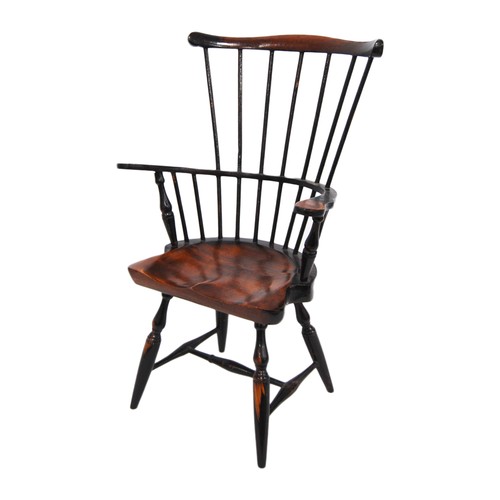Apprentice chair modelled as a 19th century Darvel chair, 38cm high.