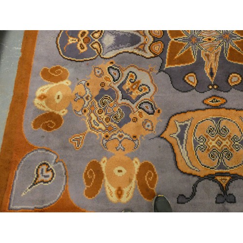 453 - Early 20th Century Art Nouveau / Arts & Crafts hand knotted carpet, c.1910, possibly of Dutch ma... 