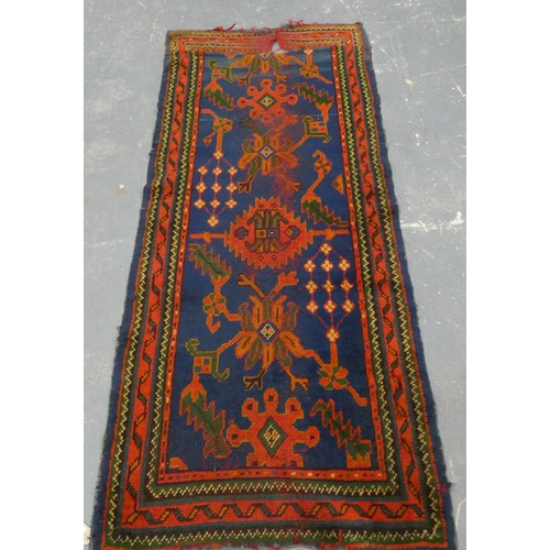 451 - Early 20th century Arts & Crafts Donegal rug in the Turkish style, designed by Gavin Morton and ... 