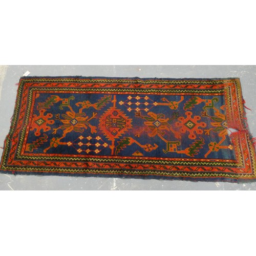 451 - Early 20th century Arts & Crafts Donegal rug in the Turkish style, designed by Gavin Morton and ... 