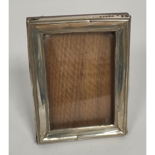 116 - Silver mounted photograph frame, for image 13.3cm  x 9cm, 1912 and two others 10.8cm x 7cm and 11cm ... 