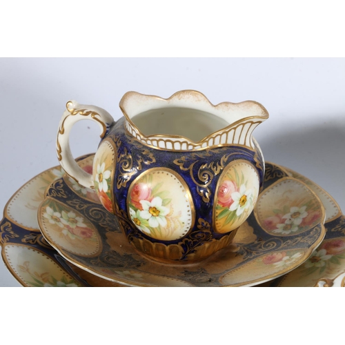 George Jones and Sons Crescent China twelve-place, forty-piece tea