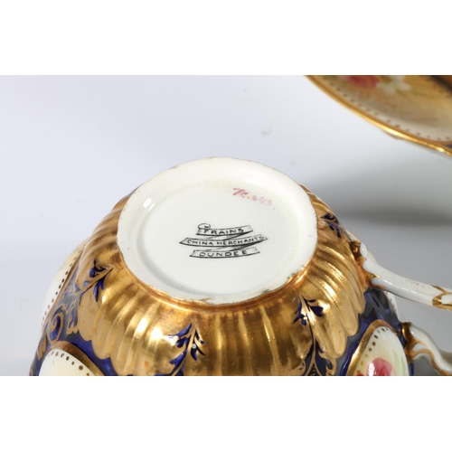 George Jones and Sons Crescent China twelve-place, forty-piece tea