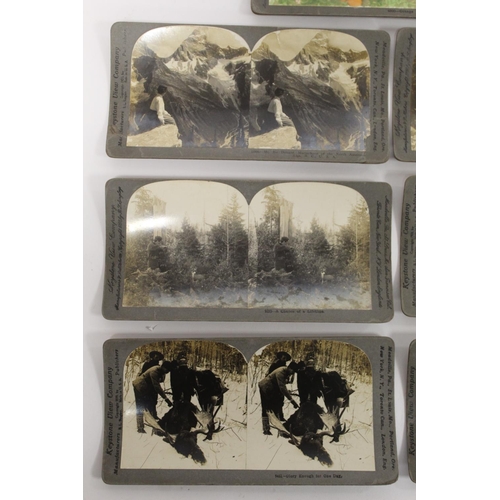 302 - Two hand held stereoscopic viewers; a small collection of stereoscopic views by Keystone View Compan... 