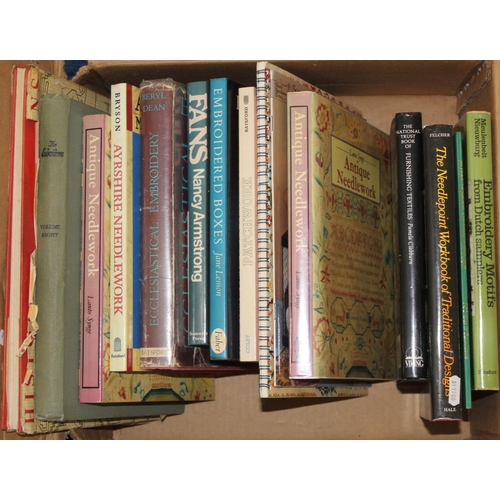 430 - Carton of books re needlework, embroidery, etc.