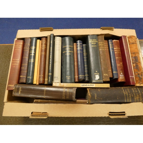 71 - Bibliography & Research.  A carton of various vols.