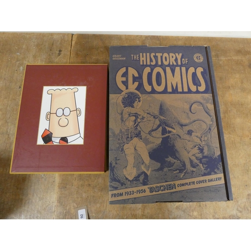 92 - ADAMS SCOTT.  Dilbert 2.0. Cartoon illus. Quarto. Pict. cloth in slip case. 2008; also Gra... 