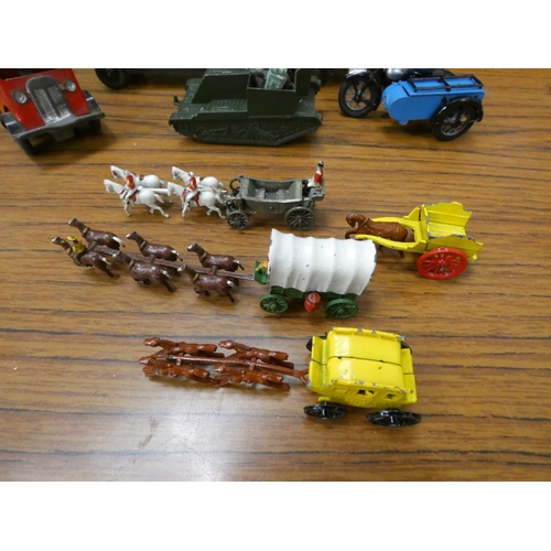 18 - Dinky, Lonestar and other die cast vehicles.