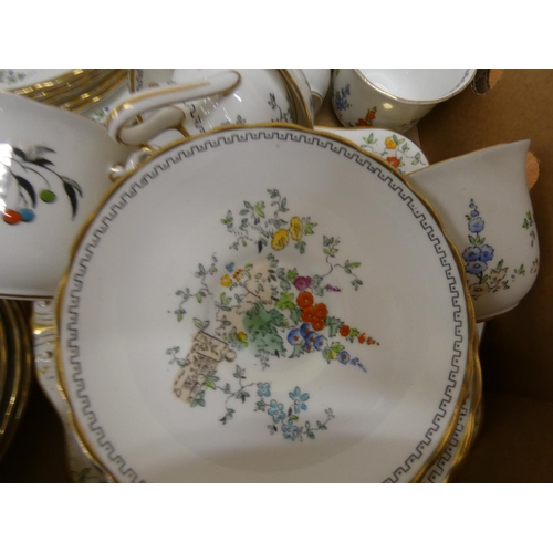 64 - Two Tuscan china tea sets.