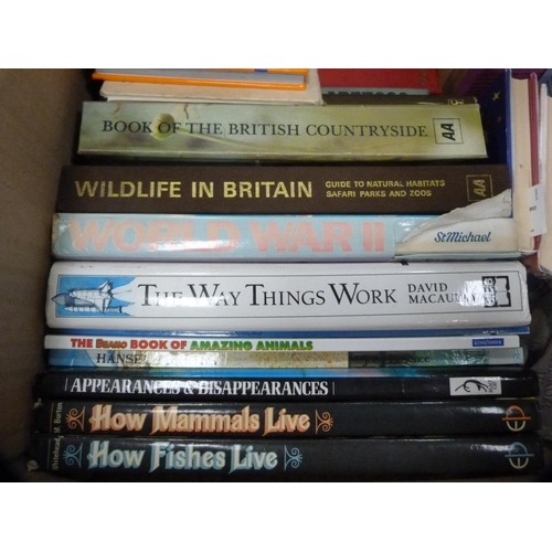 4 - Collection of books including Harry Potter, Steam Railways,  Wildlife of Britain, World War II ... 