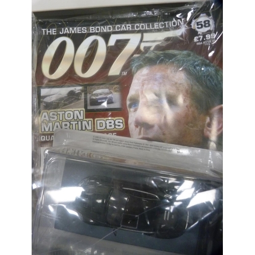 134 - The James Bond Car Collection, various editions (one shelf).