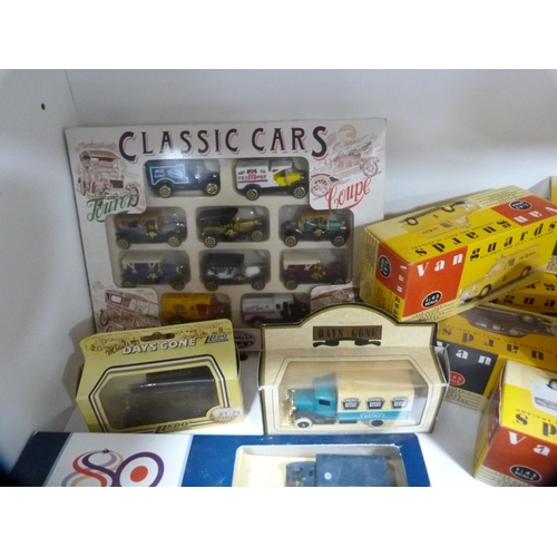 152 - Collection of toy cars including Vanguard, classic cars, RAF 80th Anniversary vehicle set etc (one s... 