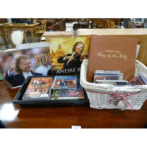 172 - Collection of André Rieu CDs, DVDs etc.