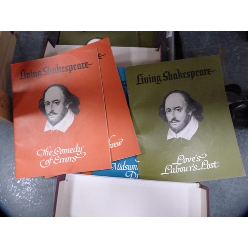 173 - Three boxed sets of Living Shakespeare.