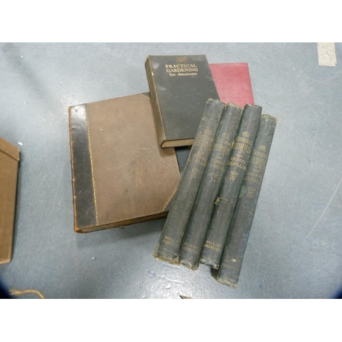 223 - 'The National Burns', four volumes, another book, 'Fleetwood's Life of Christ' and other volumes.