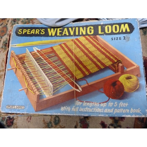 227 - Collection of Meccano, Spear's weaving loom, toys, books etc.