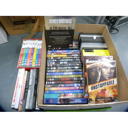 238 - Collection of assorted DVDs including television box sets and movies.