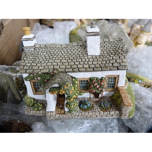 241 - Large collection of Lilliput Lane and other cottages.