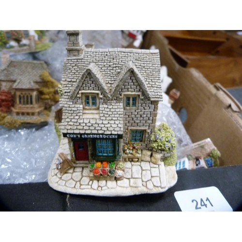 241 - Large collection of Lilliput Lane and other cottages.