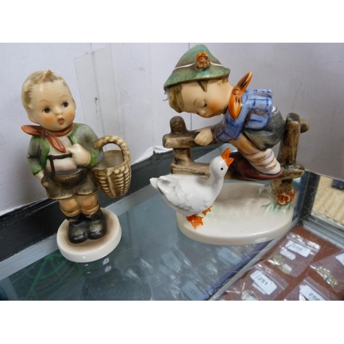 362 - Collection of Hummel figures and a toby jug.