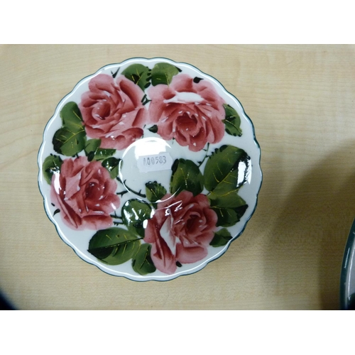 367 - Wemyss plate, saucer and dish.  (3)