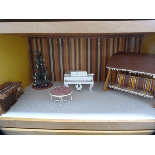 374 - Lundby doll's house and associated furnishings.