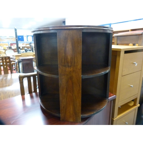 375 - Two-tier circular occasional / book table.