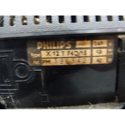 394 - Early Philips portable television (for display purposes only).