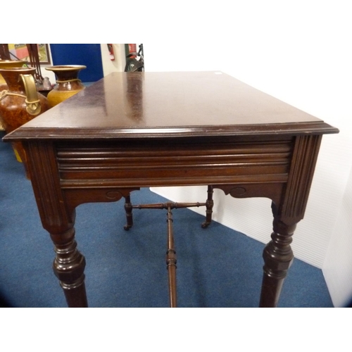 471 - Edwardian rectangular table.