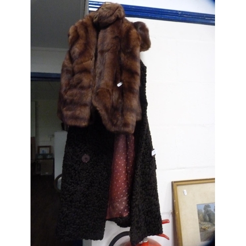 69 - Fur coat and another by Astra Furs of Paris.  (2)