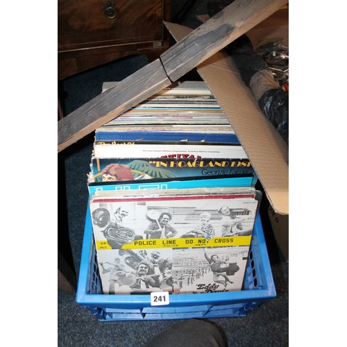 241 - Box containing records.