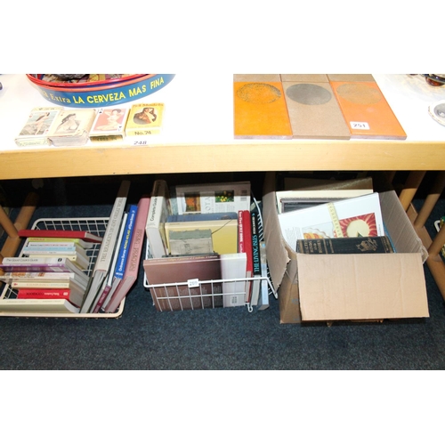 260 - Three boxes containing books to include Health, Mind and Body, and others.