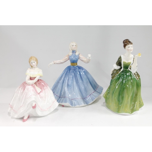 71 - Three Royal Doulton figurines to include HN2368 Fleur, HN2392 Jennifer, and HN3357 Marie.  (3)