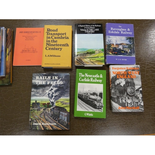 132 - Cumbria & Northern Railways & Transport.  10 various vols., mainly in d.w's.... 