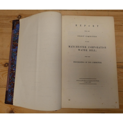 141 - House of Commons.  Select Committee on the Manchester Corporation Water Bill ... Minutes o... 