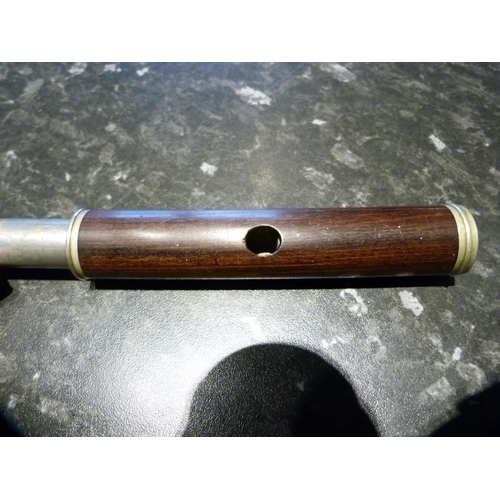 217 - Hawkes & Son Excelsior Sonorous Class flute.