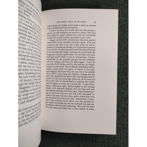 158 - THE FLYFISHER'S CLASSIC LIBRARY (Pubs).  Plunket Greene, H. Where the Bright Waters Meet. ... 