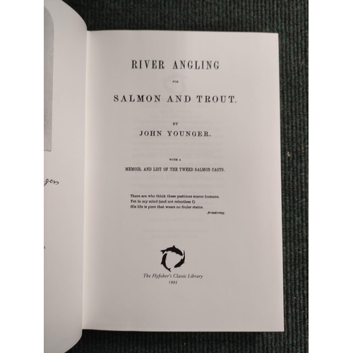 161 - THE FLYFISHER'S CLASSIC LIBRARY (Pubs).  Younger, John. River Angling for Salmon & Tro... 